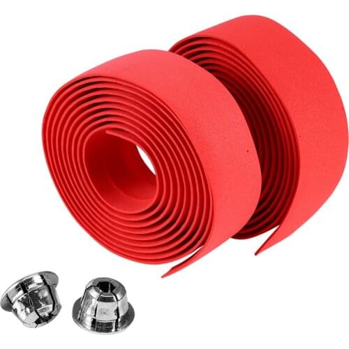 Microfiber Road Bike Handlebar Tape Durable Comfortable Cycling Race Bicycle Handlebar Grips Tapes +2 Bar Plugs Belt Straps