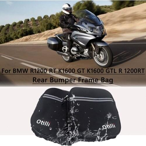Motorcycle Rear Bumper Frame bag Back Crashbars Placement Bags storage bags Waterproof bag For BMW R1200 RT K1600GT/GTL R 1200RT