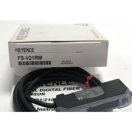 Original Keyence Digital Optical Fiber Analog Sensor Amplifier FS-V21RM