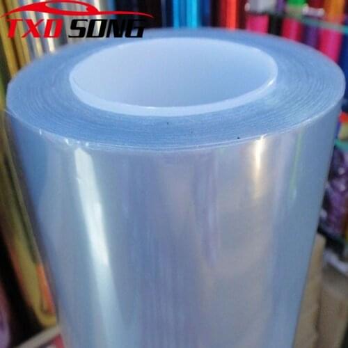 30cm*100/200/300...600cm 3 Layers Glossy PPF Clear Protection vinyl film Vehicle Paint Scratch Shield Car stickers laptop Wraps