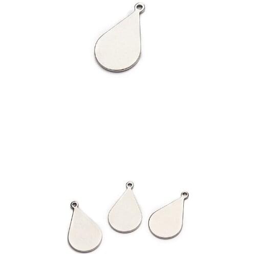 20pcs/lot 18.5*10.5mm stainless steel drop Connector Metal Alloy Pendant For DIY bracelet Jewelry Making dft4sa