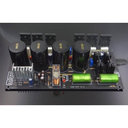 Latest arrival Audiophile 0DB power amplifier board Class A voltage: dual 18 to dual 42V (AC) /single 12 to single 15V (AC)