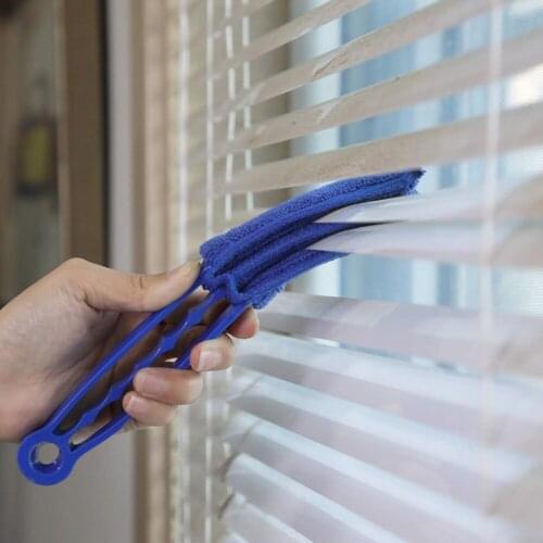 Cleaning 3-blades Window Blinds Brush Air Conditioning Cleaner Shutter Home Tool Plastic Multifunctional Dust Cleaning Brush