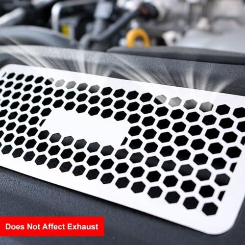 QHCP Car Engine Air Inlet Vent Protective Cover Sticker Panel Dustproof Protector 1Pcs Fit For Lexus ES200260300h Car Accessory