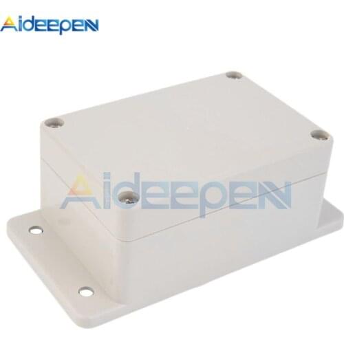 10pcs 100x68x50mm ABS Plastic Waterproof Junction Wire Box Electrical Connector Project Case Boxes Mounted Enclosure