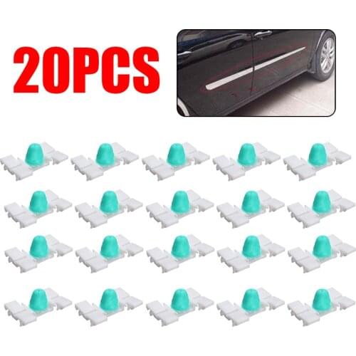 20pcs Plastic Exterior Door Fender Fastener Moulding Trim Clips For BMW E36 E46 323 325 328 330 1993-2006