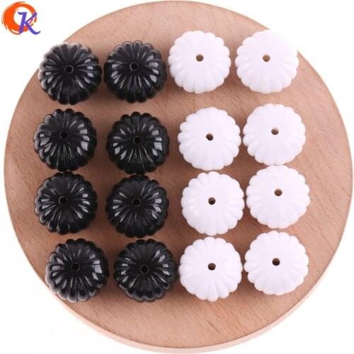 Cordial Design 12*18MM 200Pcs Acrylic Bead/Solid Beads Making/Hand Made/Pumpkin Shape/DIY/Earring Findings/Jewelry Accessories