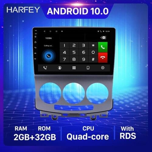 Harfey 2Din car Multimedia GPS Android 10.0 9inch Car Radio Head Unit for 2005 2006 2007 2008 2009 2010 Old Mazda 5