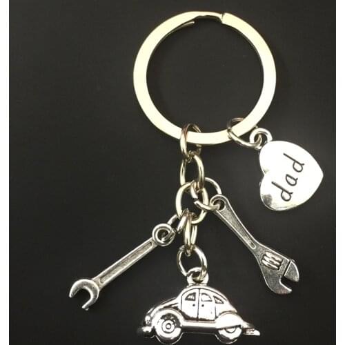 Dad Keychain Mechanics Keychain Fathers Day Gifts Car Lover Gift Tools Gift Dad Gift Father Keychain Hand Stampe Souvenir