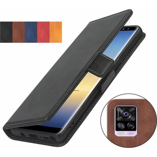 Pu leather Fitted Case for VIVO S7 5G / V20 Pro Wallet Cover Short-buckle Flip book holster protective phone bag case GG