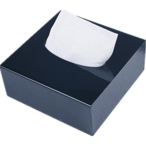 1PC Napkin Holder Tissue Paper Box Towel Dispenser For Restaurant Car Acrylic Square Tissu Boxes Home Cover Scatole Di Tessuto