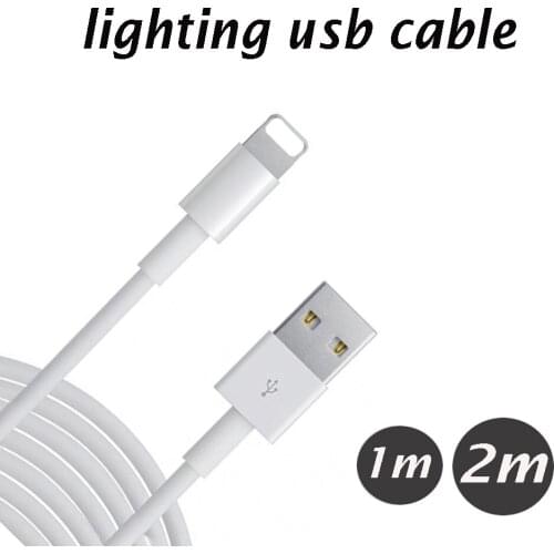 For iPhone 11 X 8 7 6 Pro Max Plus iPad 1/2M Phone Cable for iPhone Fast Charger Lighting USB Data Cables
