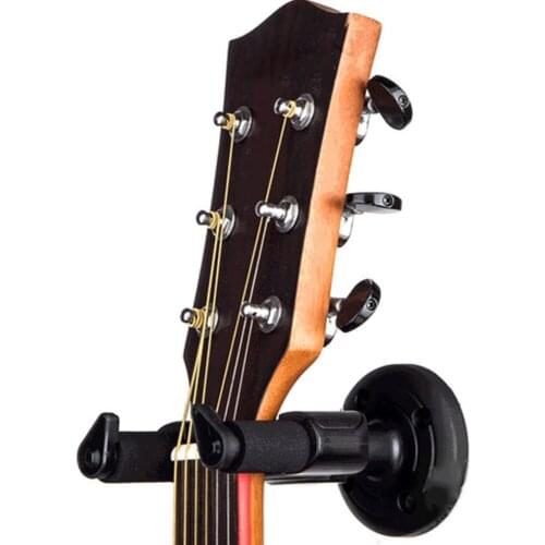 Electric Guitar Wall Hanger Holder Stand Rack Hook Mount For Various Size Guitar Black Guitar Bass Accessorie wholesale