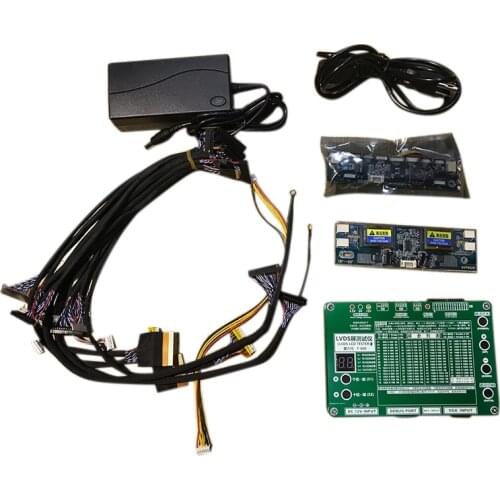 Hot Panel Test Tool Laptop LCD/LED Test Tool Panel Screen Tester 14PCS Lvds Cables Inverter for TV/Computer,EU PLUG