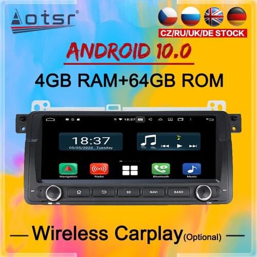 For BMW E46 M3 Android Multimedia Radio 1999-2005 Car Autoradio Player cassette recorder Head unit GPS Navigation Stereo No 2din
