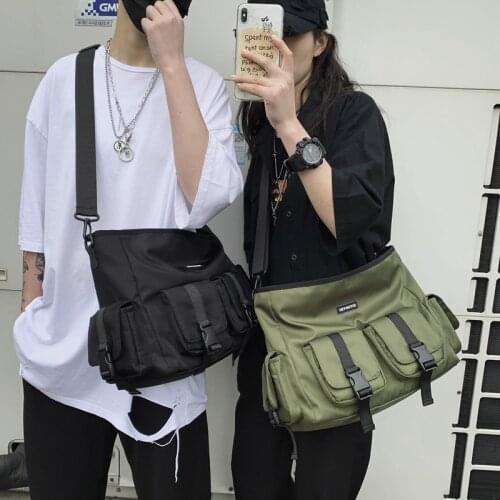 Men Messenger Bags Nylon Waterproof Ridding Crossbody Bag Sling Shoulder Travel Bag Large Mountain Bike Cycling Ba