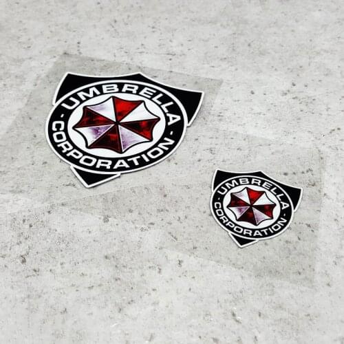 NO.S266 R Evil Umbrella Corporation Games Movies Reflective Motorcycle Helmet Stickers Car Fuel Tank Scratches Stickers and D