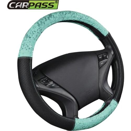 2019 NEW ARRVIAL Car-pass Delray Spacer Mesh Steering Wheel Covers Universal for vehicles, Suv lace Slip-on Steering-Wheel