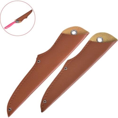 21-36CM Knife Sheath Leather Sheath With Waist Belt Buckle Pocket Multi-function Tool Knife Protective Cover Leather Sheath Belt
