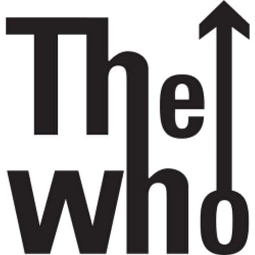 14.9X15.5CM MUSIC ROCK BANDS THE WHO Originality Vinyl Decal Black/Silver Car Sticker S8-0637
