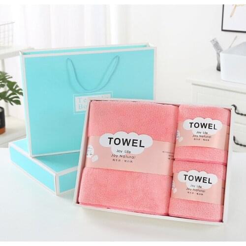 Swimming Towels Toilet Towel Cover Microfiber-based Beach Towel Thickened and Enlarged Set Quick Dry Towel with Gift Box