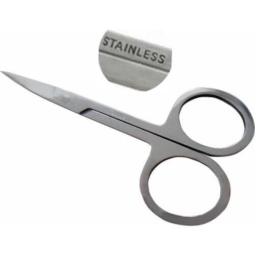 Professional Cuticle Manicure Pedicure Nails Curved Scissor Make Up Tools