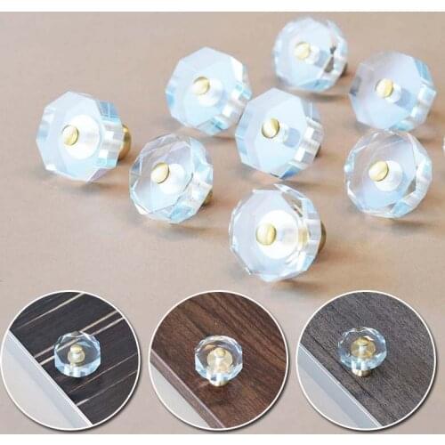 Luxury Brass Clear Crystal glass handle Pure Copper Resser Drawer Pull Kitchen Knobs Cabinet Door Wardrobe Handle Hardware