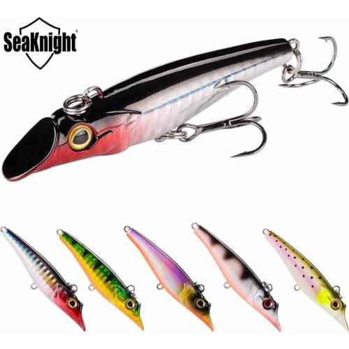 SeaKnight Brand SK015 Series Sinking Pencil Fishing Lure 5PCS/Lot 19g 75mm Hard Bait Artificial Fish Lure Hook Pencil Lures