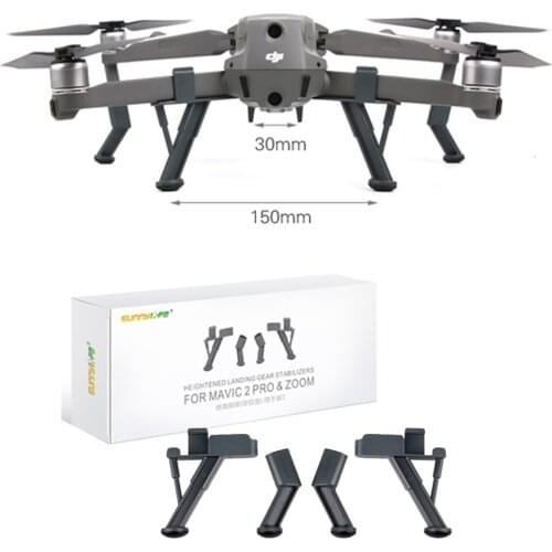 1 Set Heightened Landing Gear Extended Leg Landing Skids Legs Stabilizers For DJI MAVIC 2 PRO/ZOOM Drone