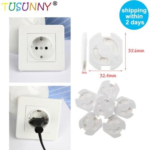 TUSUNNY 10/20/30pcs European Standard Baby Safety Socket Cover Children Electric Protection plugs in sockets Security Cover