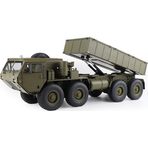 1/12 US 8x8 HEMMT M983 Military Dump Truck Off Road Army RC Alloy Car RTR KEYIGE HG-P803A