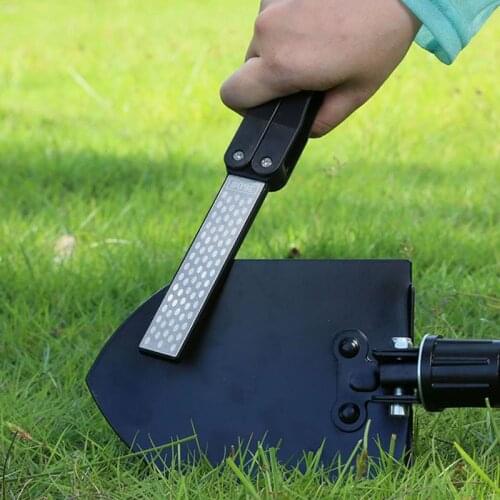 1pcs Kitchen Sharpeners Double Sided Foldable Pocket Sharpener Diamond surface Knife Sharpening Stone Outdoor Gadget EDC Tools