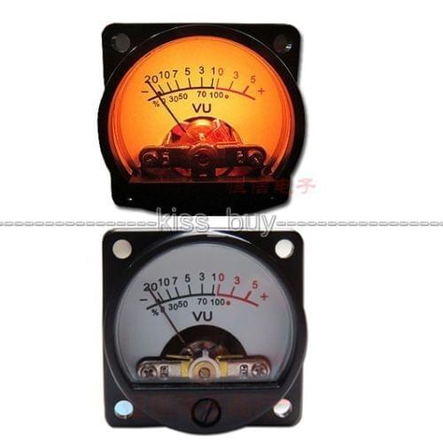1 x Panel VU Meter Warm Back Light Power Amplifier Indicator & Audio Level Amp DB Table dc 6v-12v FOR Driver board