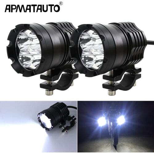 2PCS L4 LED Motorcycle Headlights 9600LM 6000K LED Motorbike Spotlight Moto Driving Headlamp Head Light Decorative Lamp 12v-24v