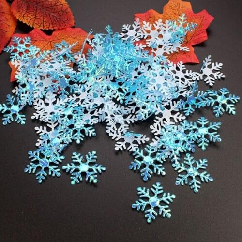 200/300pcs DIY Artificial Snowflakes Decor Christmas Decoration For home Birthday Wedding Birthday Navidad natal Home Decor