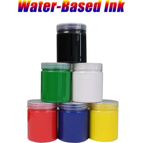 250g/bottle screen printing water-based ink gold silver purple 10 colors