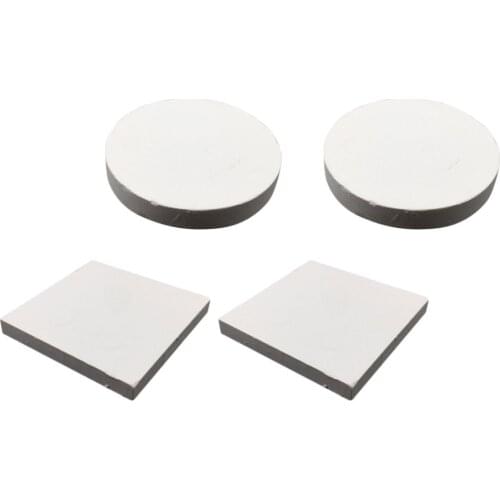 4pcs Coral Frags Coral Bases Portable Coral Frag Racks Mini Coral Base Coral Breeding Frag Ceramic Coral Plug