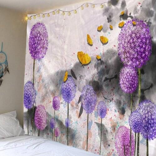 Tapestry Dandelion Wall Hanging Tapestries Home Deco Print Tapestries Large Size Free Shipping Hanging wall