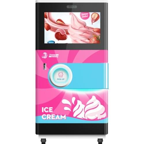 Commercial Ice Cream Maker Machine Automatic Mini Combo Touch Screen Vending Machine For Sale
