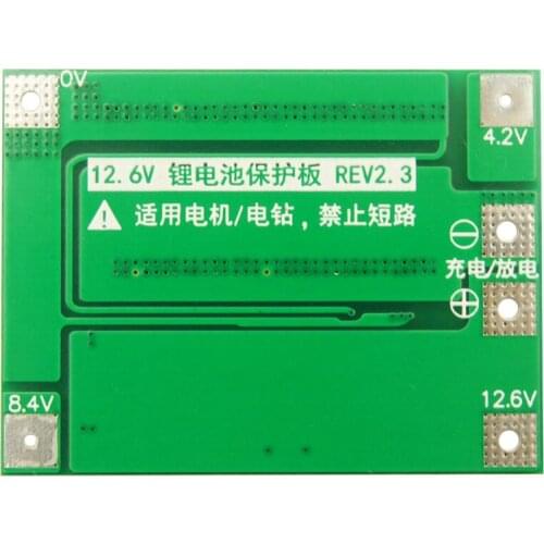 3S 40A Li-ion Lithium Battery Charger Lipo Cell Module PCB BMS Protection Board For Drill Motor 12.6V with Balance