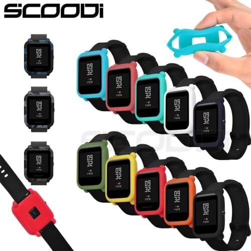 Soft TPU Protective Silicone Full Case Cover For Huami Amazfit Bip Youth Watch SmartWatch Watachband Sporting Goods Accessories