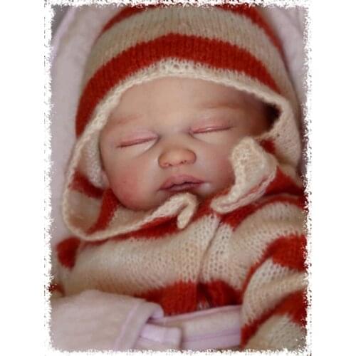 19 Inch Reborn Doll Kits Lifelike Carina Baby Diy Unfinished Doll Parts Diy Toys Reborn Baby Doll Kits