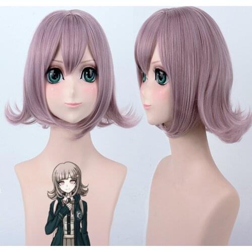 NANAMI CHIAKI Wig Super Danganronpa Cosplay Wig Anime Cosplay Hair Synthetic Heat Resistant Women Hair