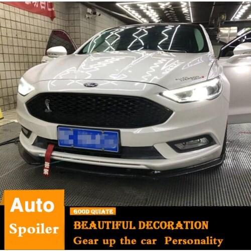 For Ford Mondeo front spoiler Bumper Diffuser Bumpers Protector For NEW 2017-2018 Mondeo Body kit bumper front lip rear spoiler
