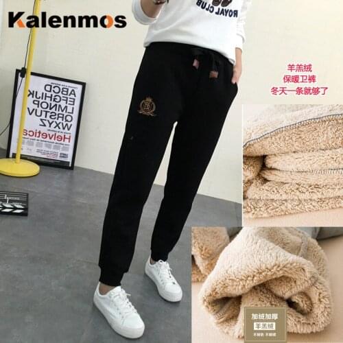 Sweatpants Women Plus Size Harem Pants Spring Autumn Winter High Waist Joggers Lace-up Fleece Tracksuit Streetwear Joggers Pants
