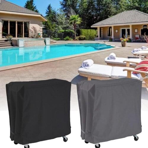 Outdoor Cooler Cart Sun/Rain Cover Waterproof Garden Kitchen Beverage Cart Protector Drinks Trolley BBQ Party Supplies