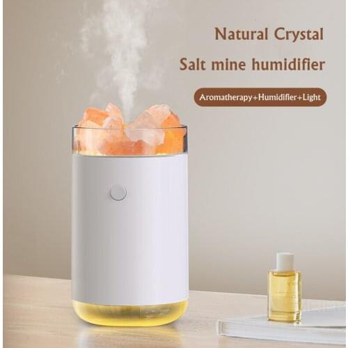 260ml Crystal Air Humidifier USB Aromatherapy Essential Oil Diffuser with LED Lamp For Home Room Fragrance Mist Maker Fogger