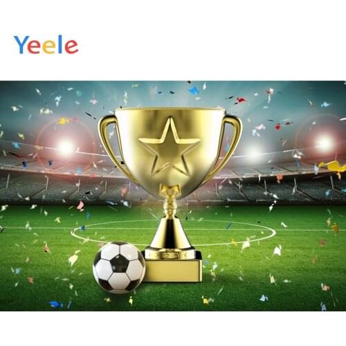 Yeele Football Field Award Ceremony Trophy Champion Photo Backdrops Child Customized Photographic Backgrounds For Photo Studio