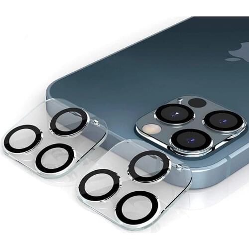 2pcs 9D Tempered Glass For iPhone 12 Pro Max Clear Back Camera Lens Screen Protector For iPhone 11 Pro Max protective Glass Film