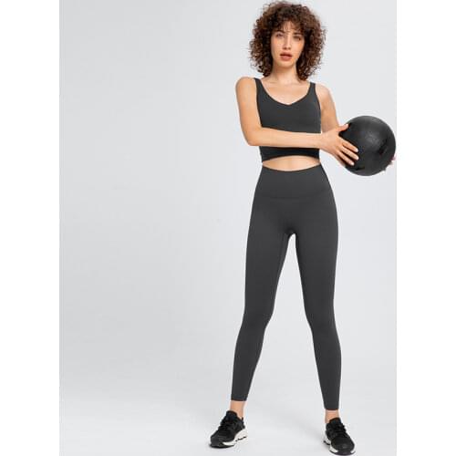 Lulu Woman Clothes Sports Bra Crop Top Chest Keyboard Tops Breathable Jogging Sportwear White Sports Bra High Impact Sports Bra